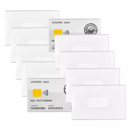 Transparente Kartenhülle - Klarer Schutz für Ihre wertvollen Karten