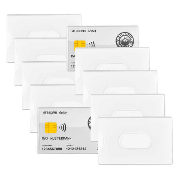 Transparente Kartenhülle - Klarer Schutz für Ihre wertvollen Karten
