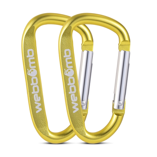 Karabiner Haken für Wandern, Angeln, Hundesport u.v.m - im 2er SET