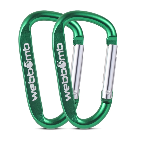 Karabiner Haken für Wandern, Angeln, Hundesport u.v.m - im 2er SET