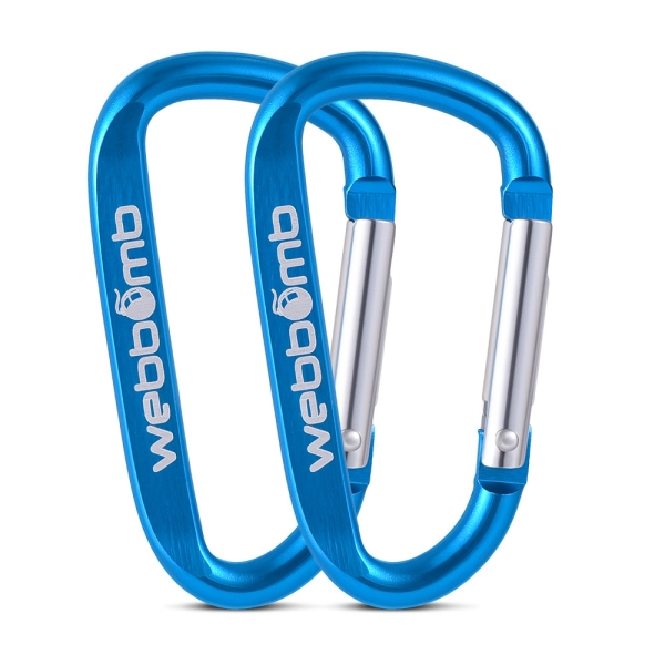 Karabiner Haken für Wandern, Angeln, Hundesport u.v.m - im 2er SET