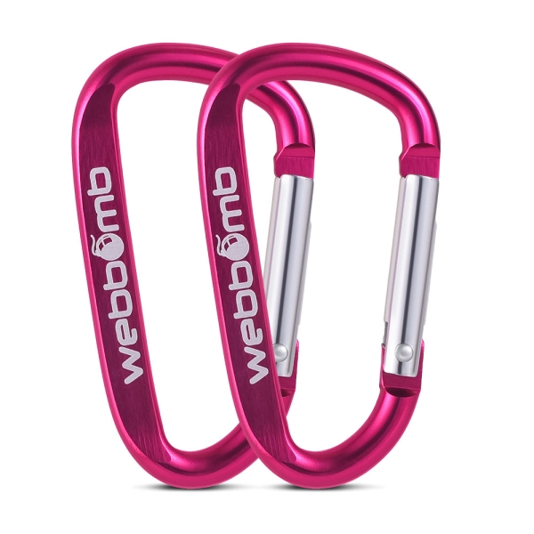 Karabiner Haken für Wandern, Angeln, Hundesport u.v.m - im 2er SET