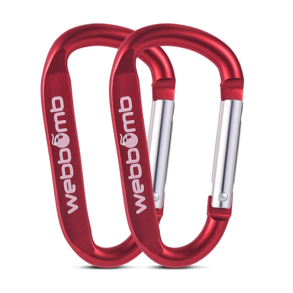 Karabiner Haken für Wandern, Angeln, Hundesport u.v.m - im 2er SET